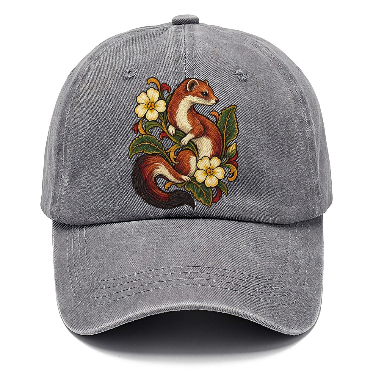 British Stoat And Primrose Uk Culture Heritage Classic Cap – Urban Haze