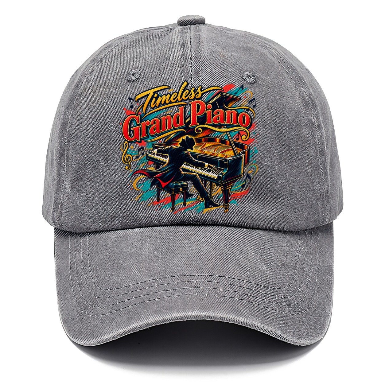 Timeless Grand Piano Music Instruments Classic Cap – Urban Haze