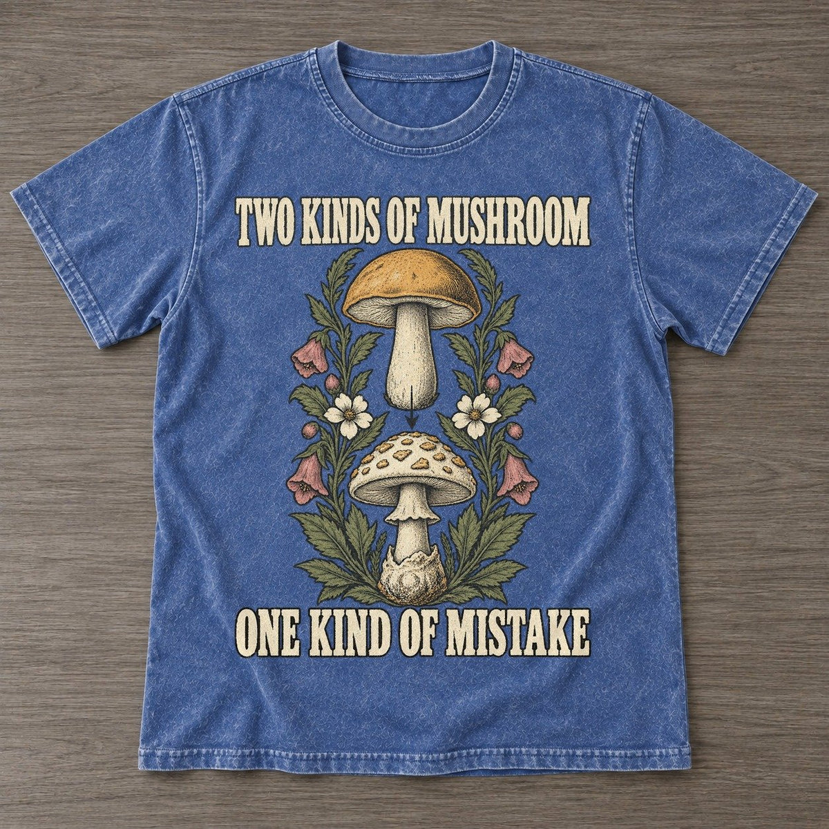 Washed Blue — front view