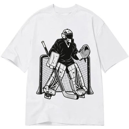 Hockey Goalie Classic T-shirt – White