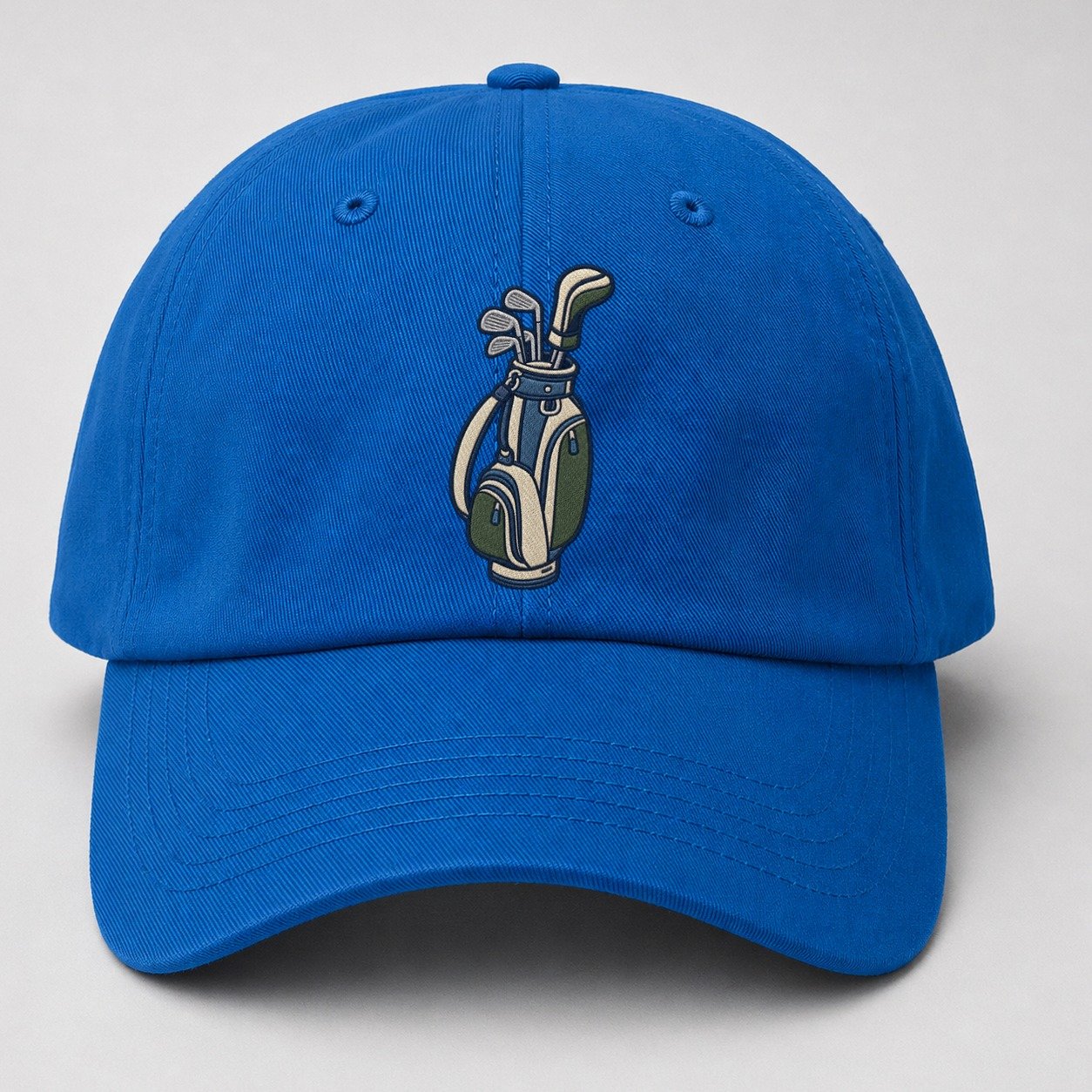 Golf Bag Tiny Solo Marks Baseball Cap – Blue