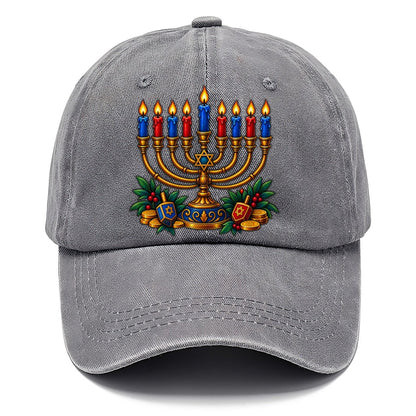 Hanukkah Menorah Cozy Judaism Heritage Classic Cap – Urban Haze