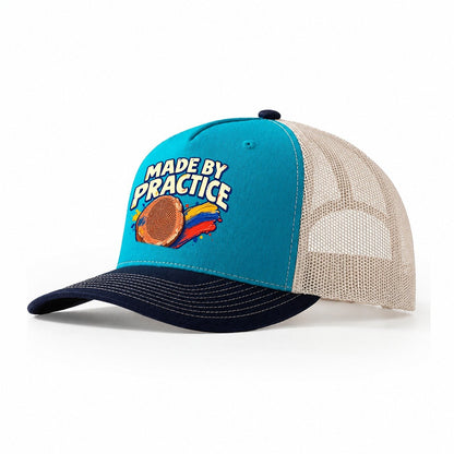 Made By Practice Clay Color Makers Trucker Hat – Teal Navy