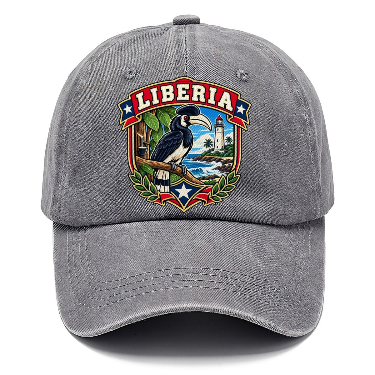 Liberia Retro Badge Country Logos Classic Cap – Urban Haze