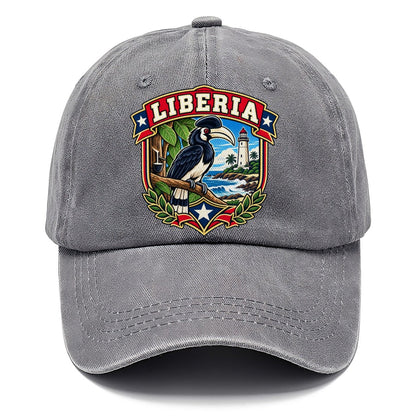 Liberia Retro Badge Country Logos Classic Cap – Urban Haze