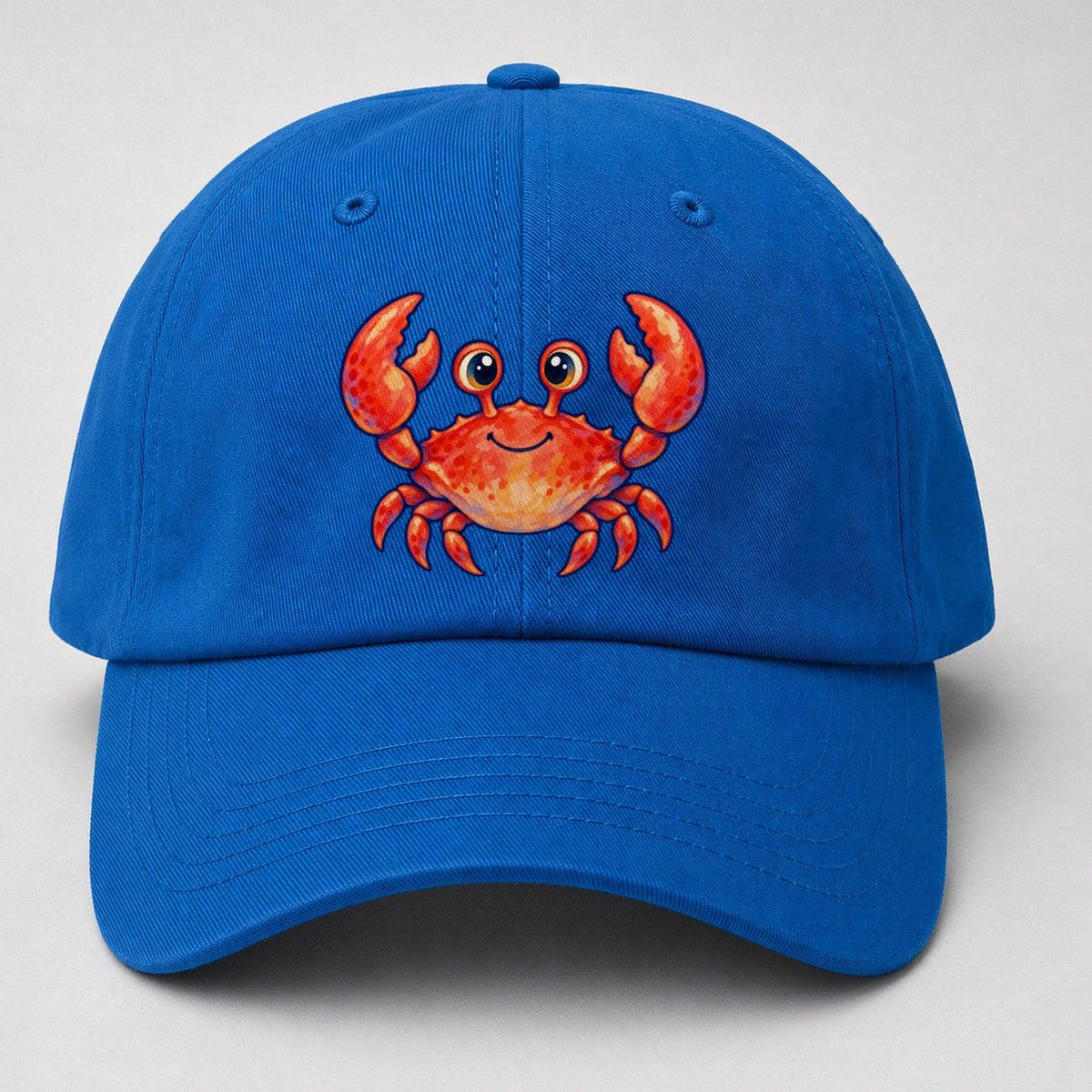 Crab Front Claw Hello Sea Sprite Baseball Cap – Blue