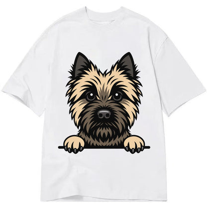 Cairn Terrier Wheaten Colored Pose Classic T-shirt – White
