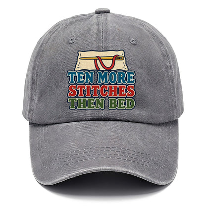 Ten More Stitches And Needlework Classic Cap – Urban Haze