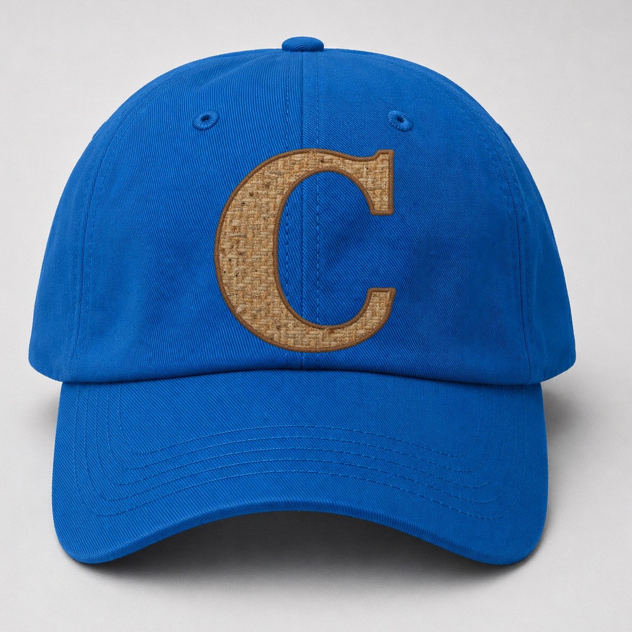 Woven Tweed C Monogram Baseball Cap – Blue