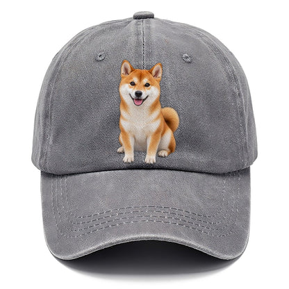 Shiba Inu Sitting Top Breeds Classic Cap – Urban Haze