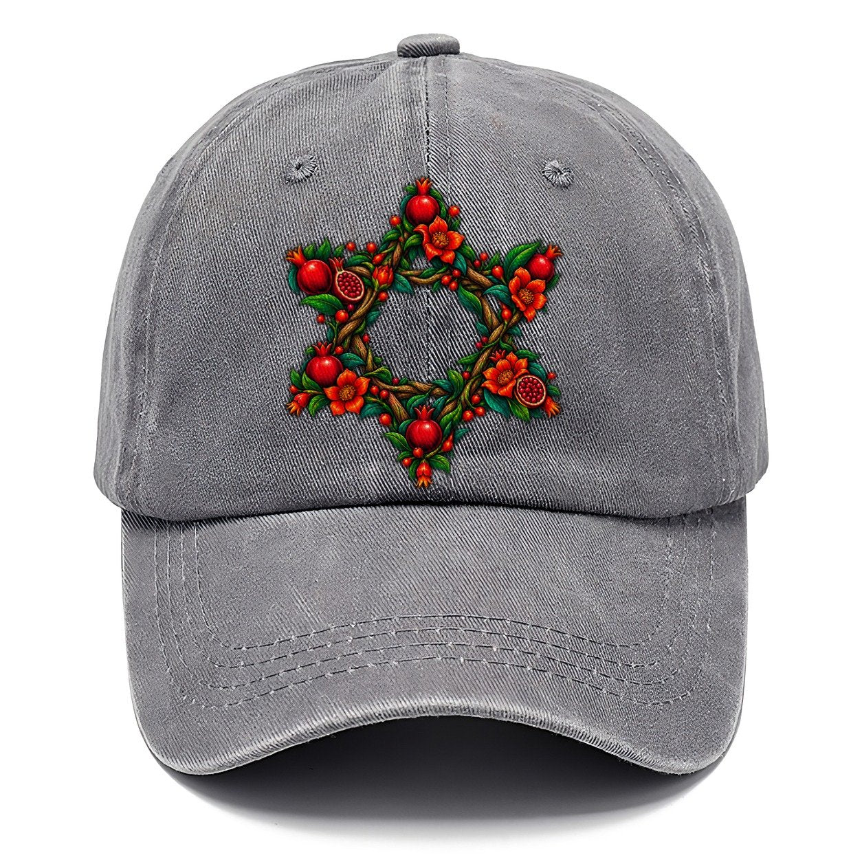 Star Of David Floral Bloom Judaism Heritage Classic Cap – Urban Haze