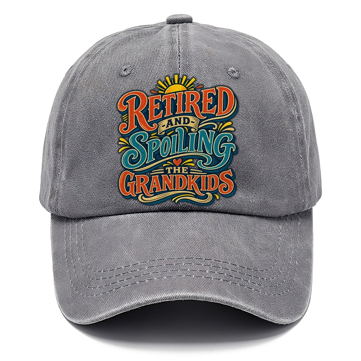 Retired And Spoiling The Grandkids Retired Living Classic Cap – Urban Haze