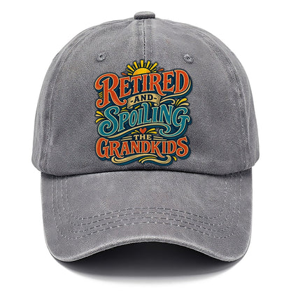 Retired And Spoiling The Grandkids Retired Living Classic Cap – Urban Haze