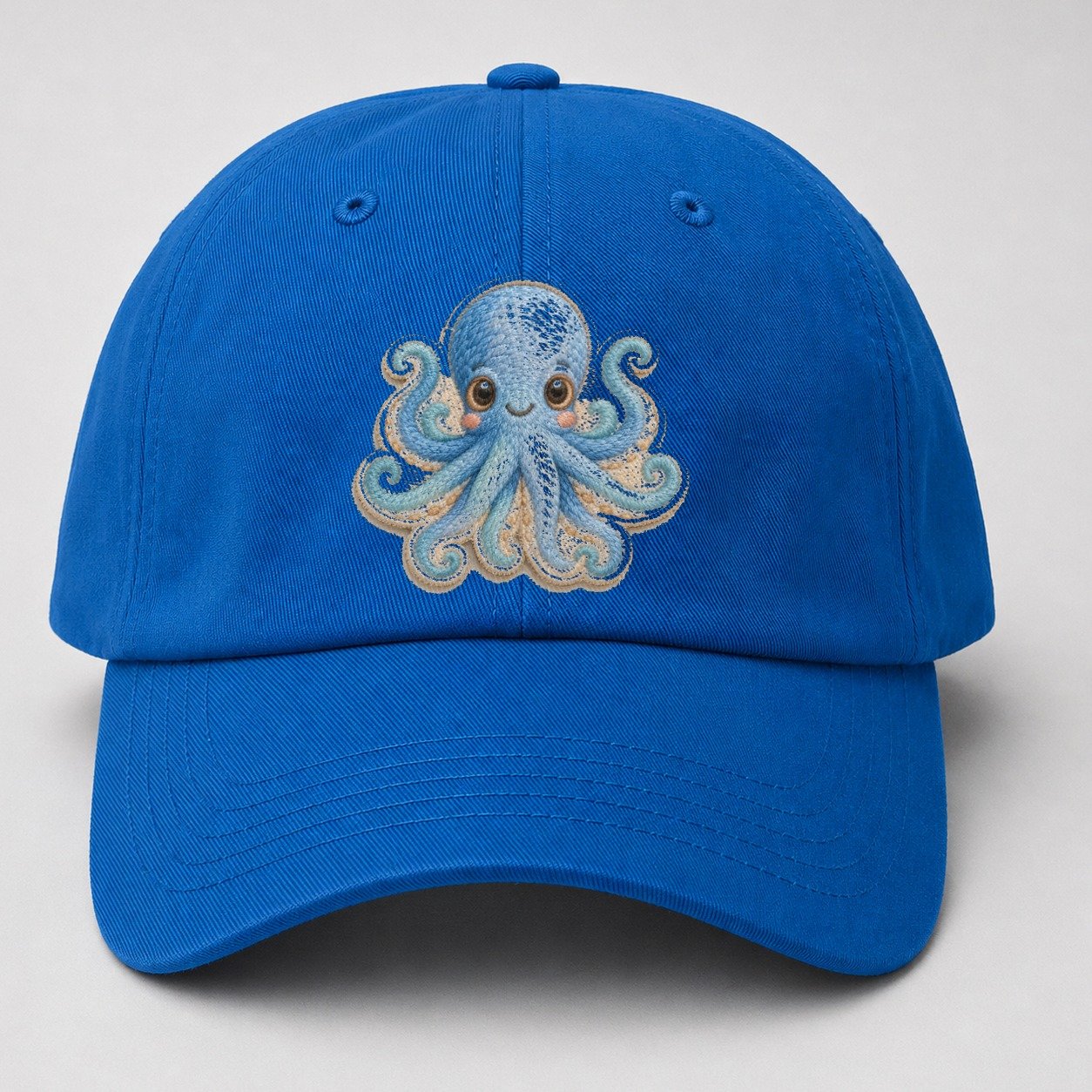 Pufferfish Puff Hello Sea Sprite Baseball Cap – Blue