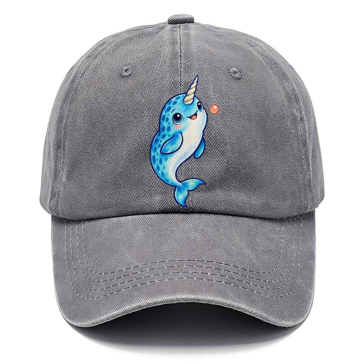 Narwhal Upward Swim Sea Sprite Classic Cap – Urban Haze