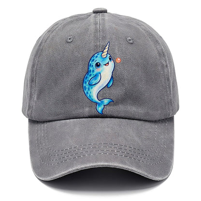 Narwhal Upward Swim Sea Sprite Classic Cap – Urban Haze