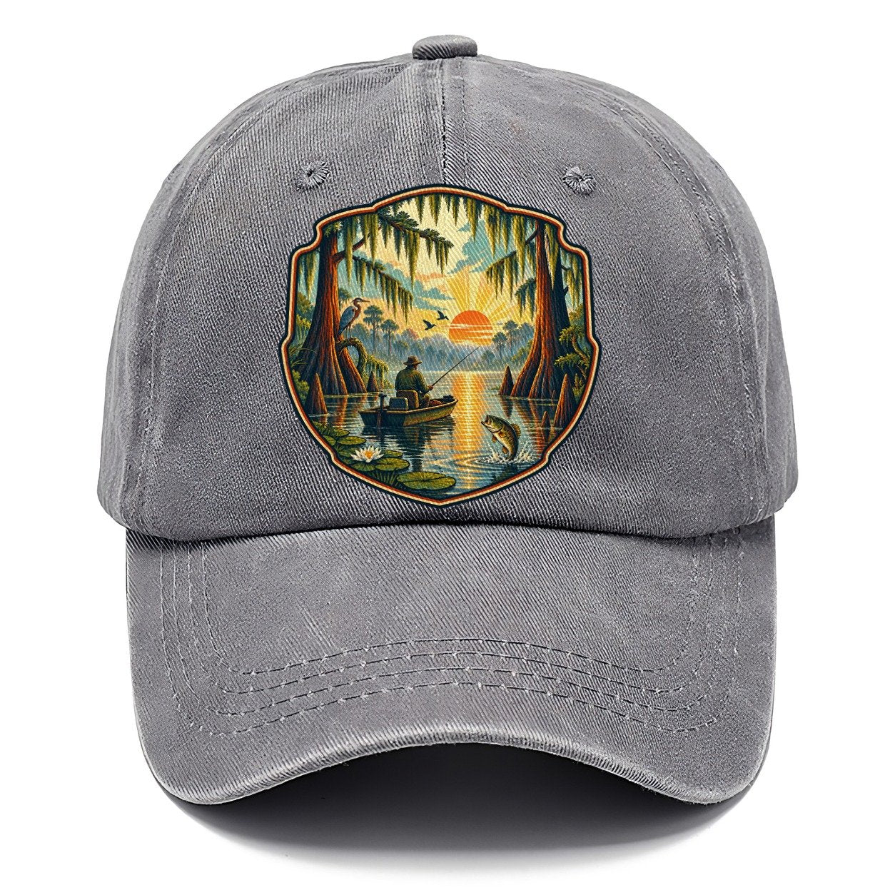 Bayou Cypress Still Water Fishing Club Classic Cap – Urban Haze