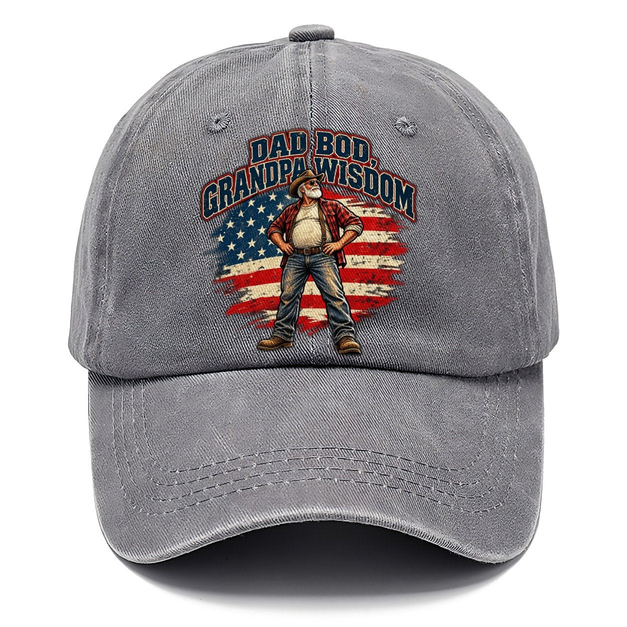 Dad Bod Grandpa Wisdom Old Man Strong Classic Cap – Urban Haze