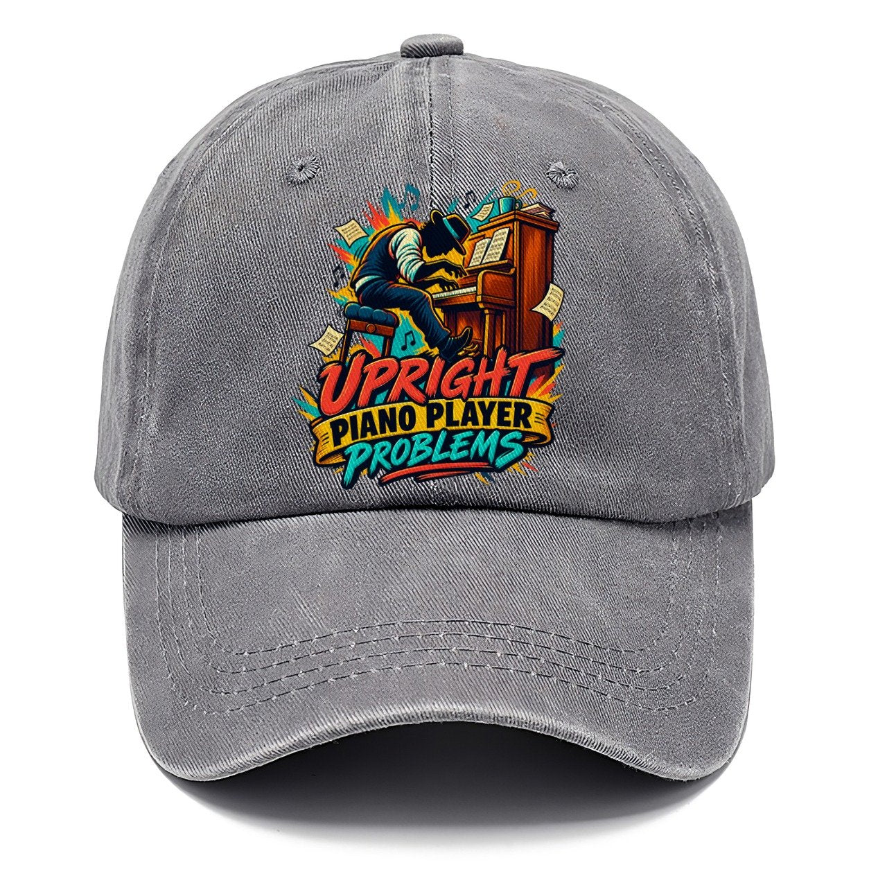 Upright Piano Player Problems Music Instruments Classic Cap – Urban Haze