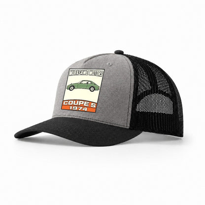 Murasame Coupe S Showa Speed Plates Trucker Hat – Grey Black