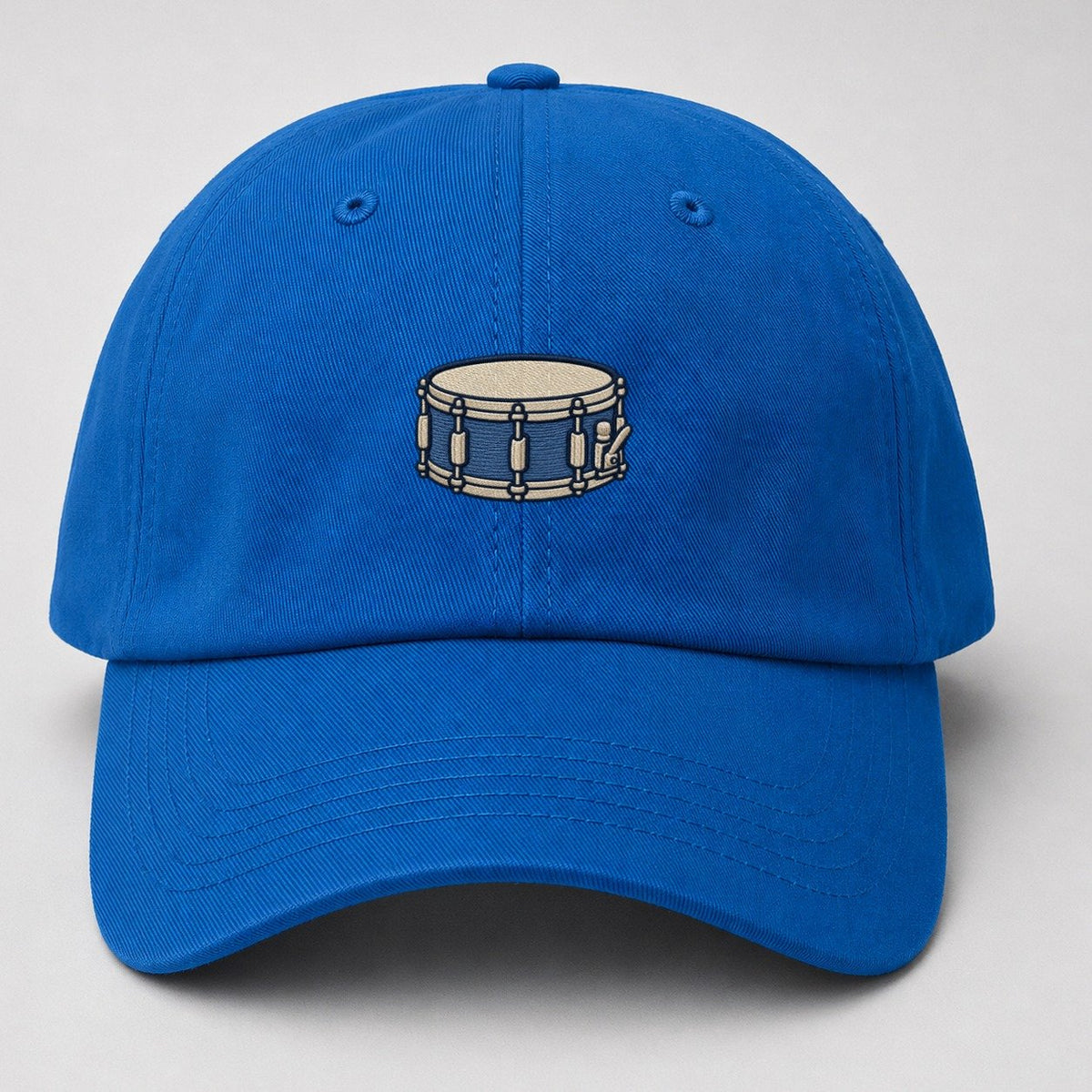 Snare Drum Tiny Solo Marks Baseball Cap – Blue