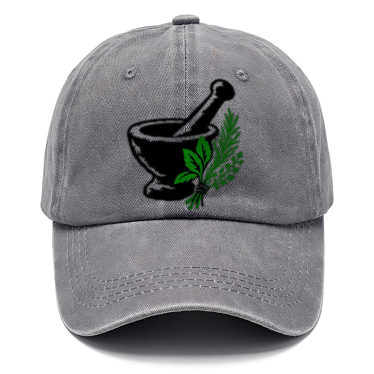 Mortar And Pestle With Herbs Witch Magic Classic Cap – Urban Haze