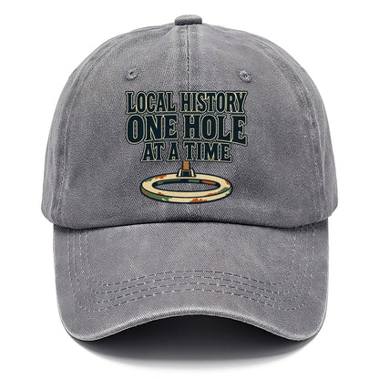 One Hole At A Time Treasure Hunting Classic Cap – Urban Haze
