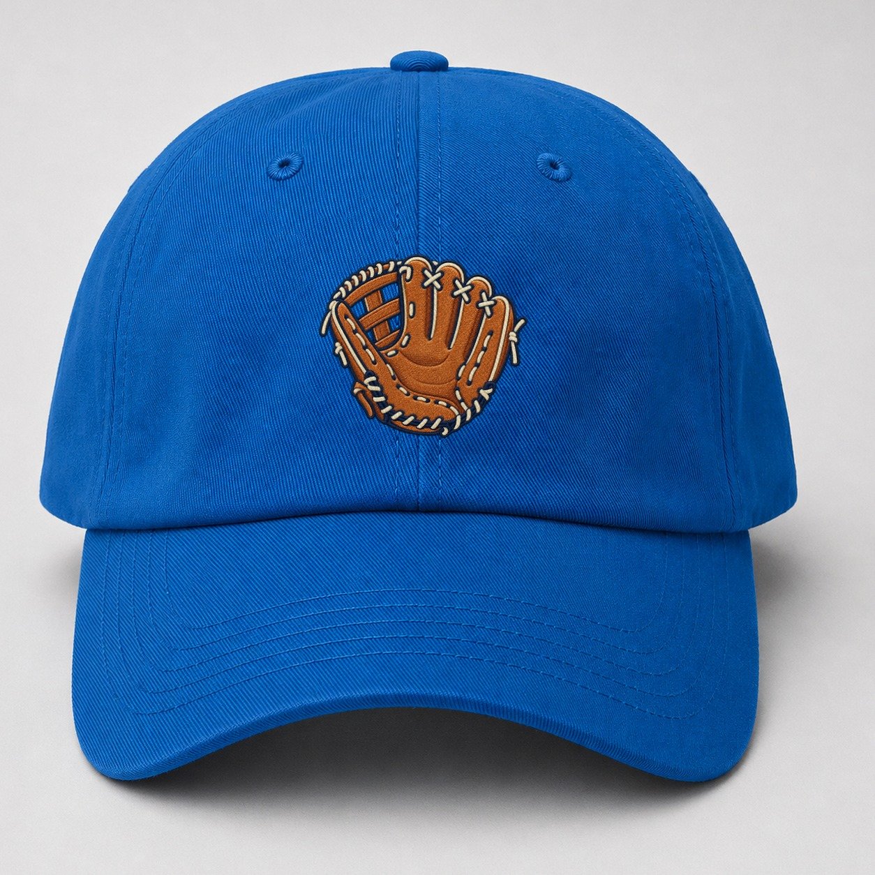 Baseball Glove Tiny Solo Marks Baseball Cap – Blue