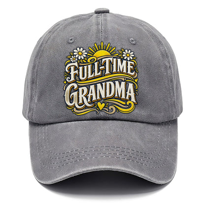 Full Time Grandma Retired Living Classic Cap – Urban Haze