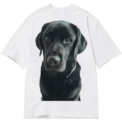 Black Labrador Classic T-shirt – White