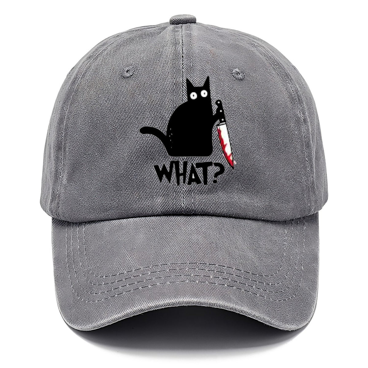 Black Cat What? Classic Cap – Urban Haze