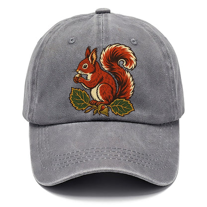 Lake District Red Squirrel And Hazelnuts Uk Culture Heritage Classic Cap – Urban Haze
