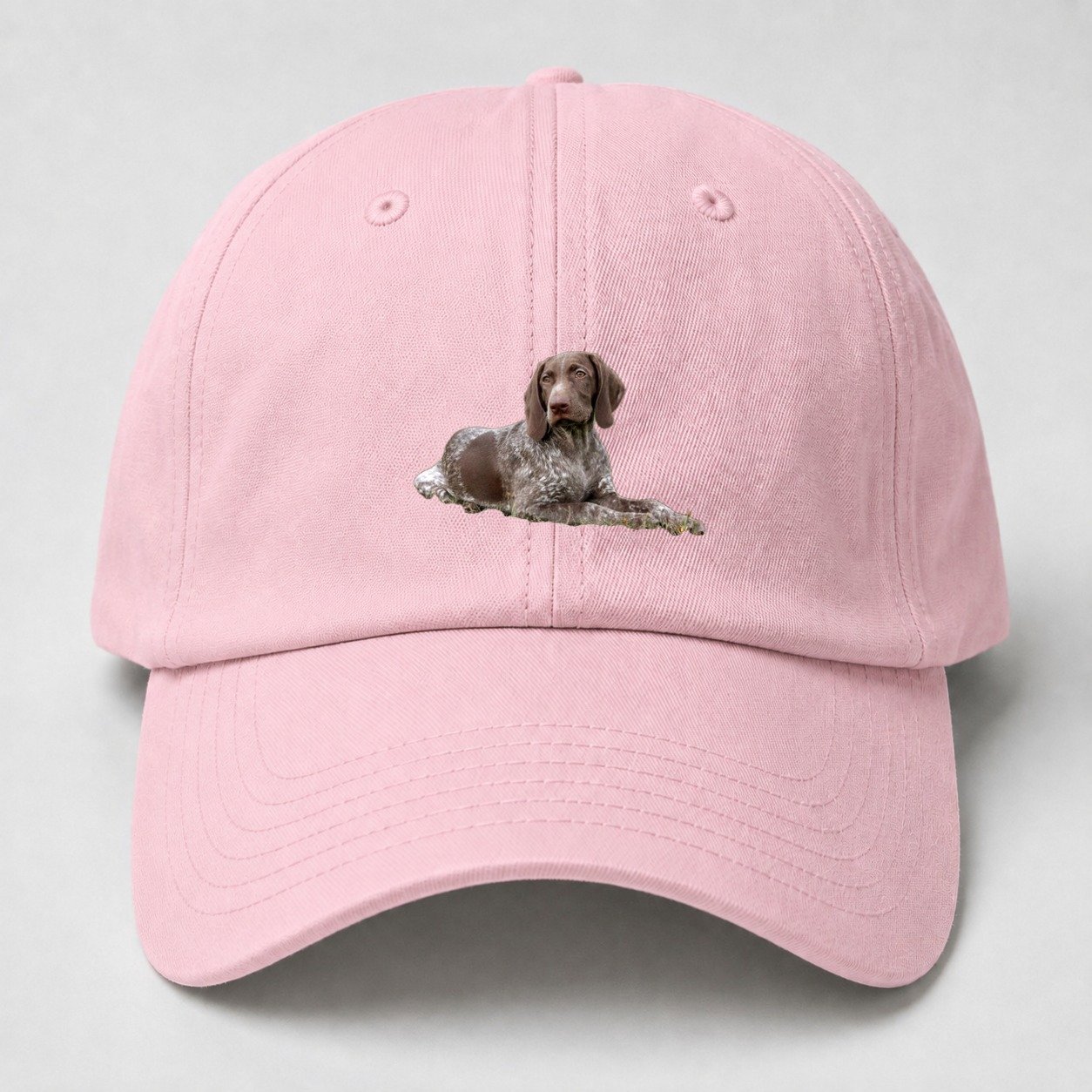 German Shorthaired Pointer 2 Baseball Cap – Pink