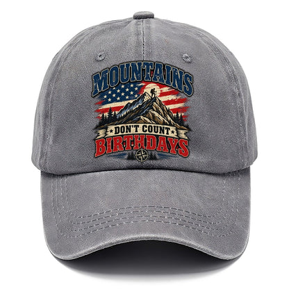 Mountains Don T Count Birthdays Old Man Strong Classic Cap – Urban Haze