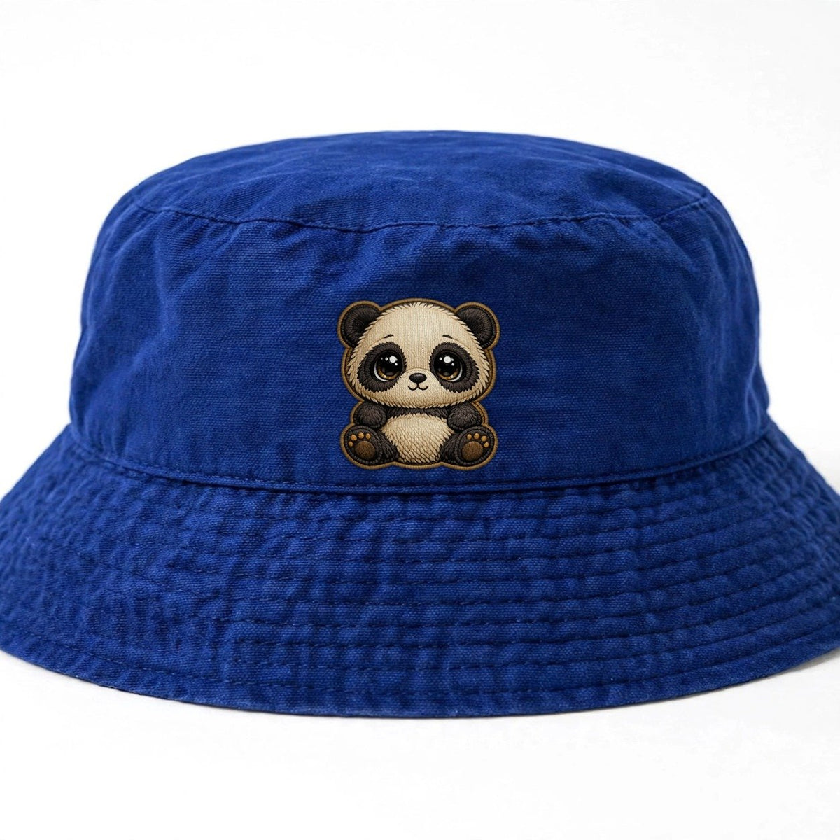 Baby Giant Panda Cub Kids Bucket Hat – Royal Blue