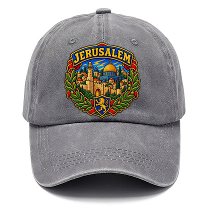 Skyline With Jerusalem Arc Jerusalem Classic Cap – Urban Haze