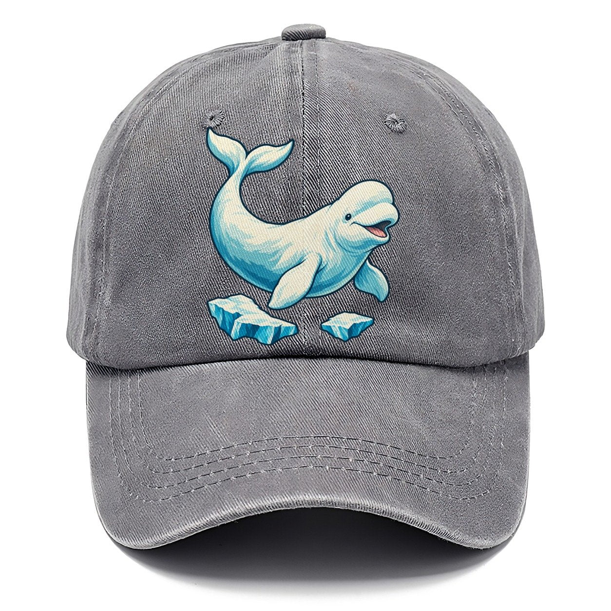 Beluga Whale And Floating Ice Canada Cultural Icons Classic Cap – Urban Haze