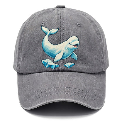 Beluga Whale And Floating Ice Canada Cultural Icons Classic Cap – Urban Haze