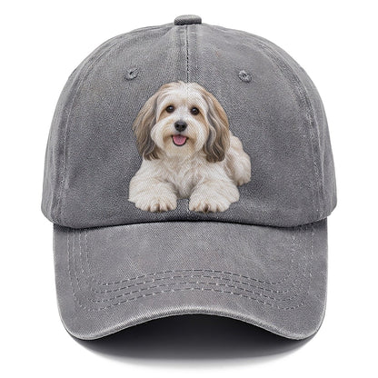 Havanese Lying Down Top Breeds Classic Cap – Urban Haze