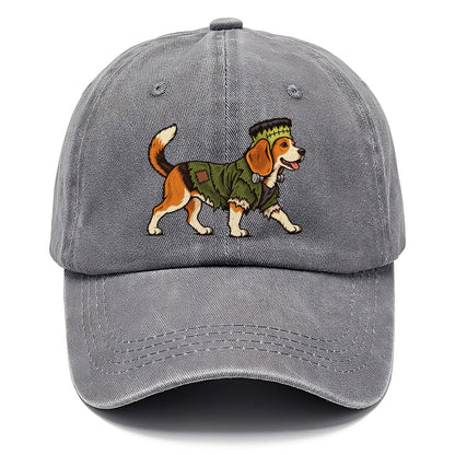 One Beagle In Halloween Costume Frankenstein S Monster With Neck Bolts And A Flat Top Head Patch Halloween Dog Parade Classic Cap – Urban Haze
