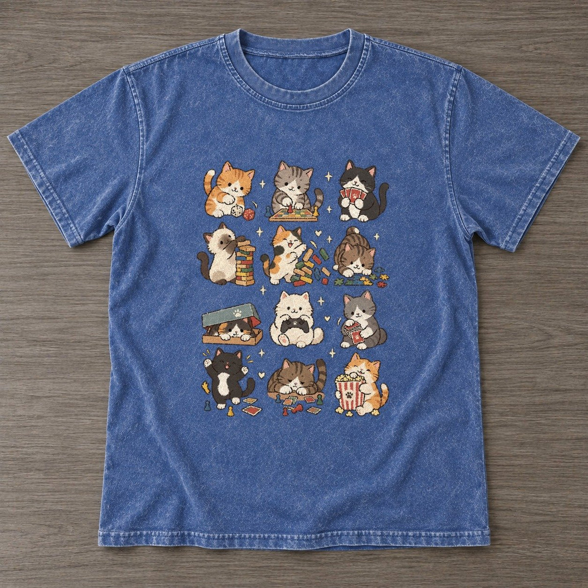 Washed Blue — front view