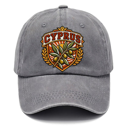 Cyprus Retro Badge Country Logos Classic Cap – Urban Haze
