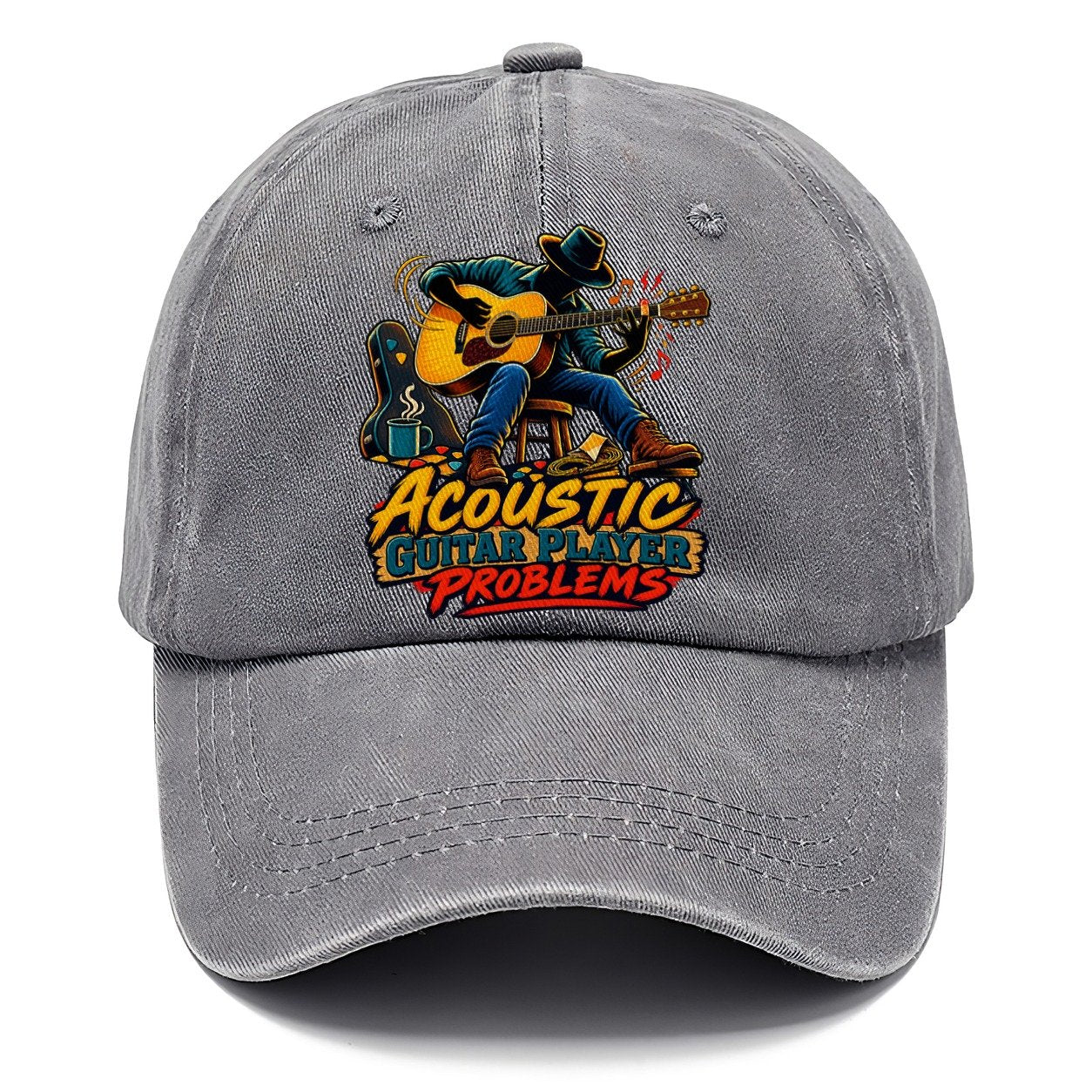 Acoustic Guitar Player Problems Music Instruments Classic Cap – Urban Haze