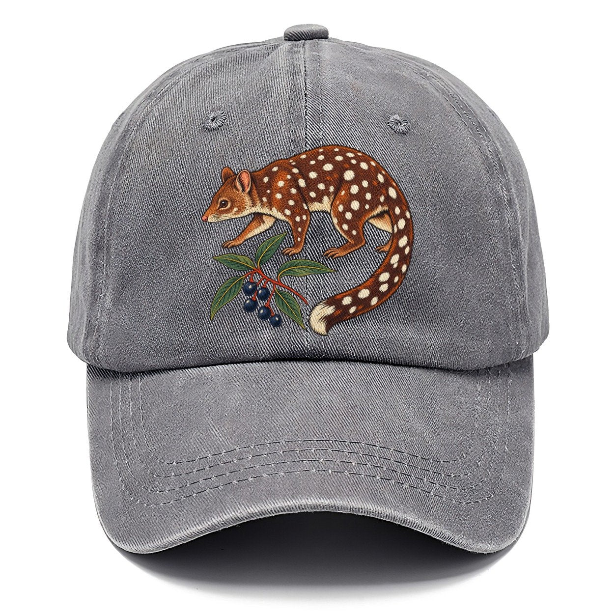 Spotted Tail Quoll And Mountain Pepper Berries Australia Cultural Icons Classic Cap – Urban Haze