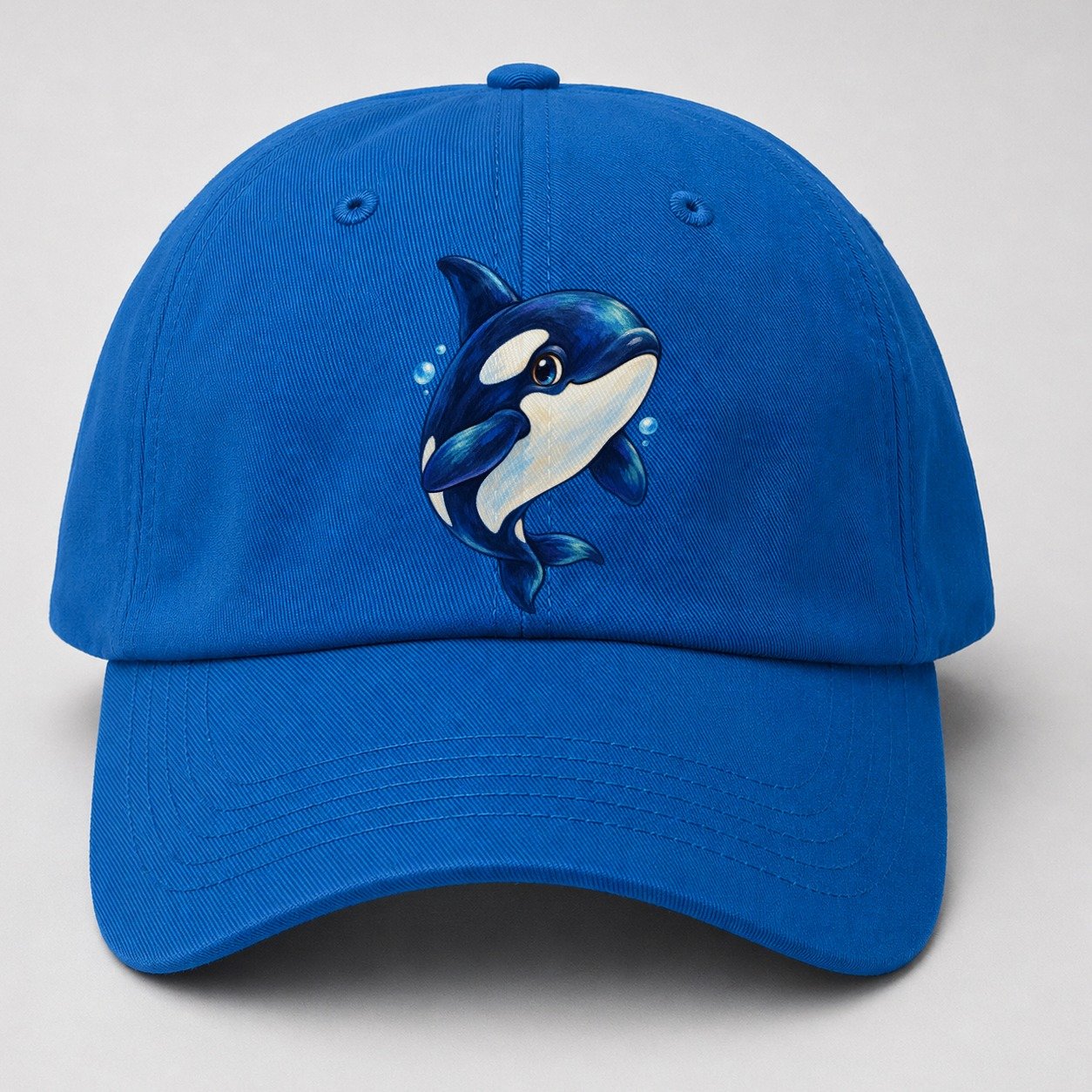 Orca Three Quarter Glide Sea Sprite Baseball Cap – Blue
