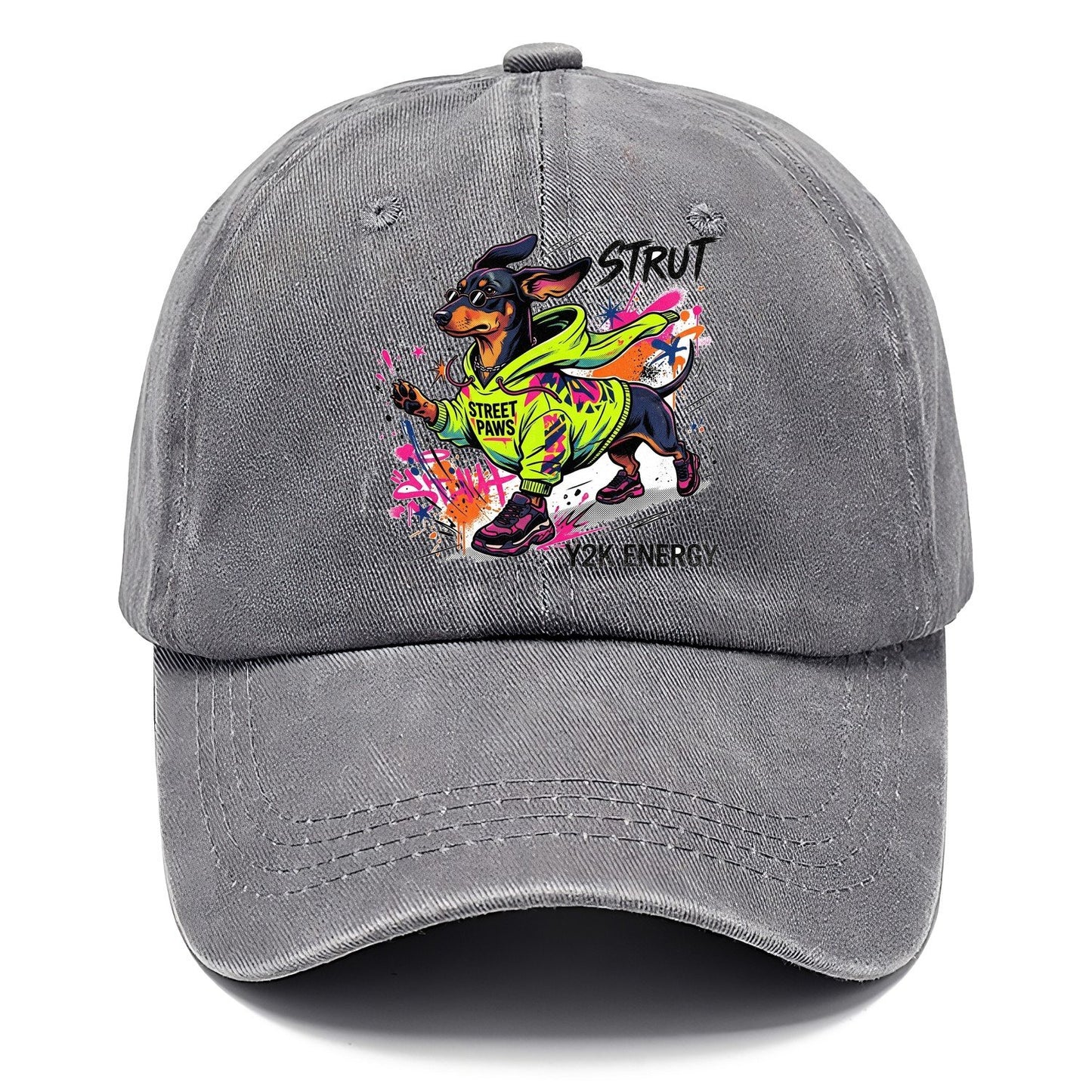 Strut Street Paws Y2K Energy Classic Cap – Urban Haze