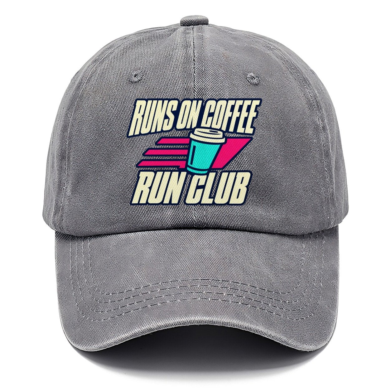 Runs On Coffee Run Club 90S Running Clubs Classic Cap – Urban Haze