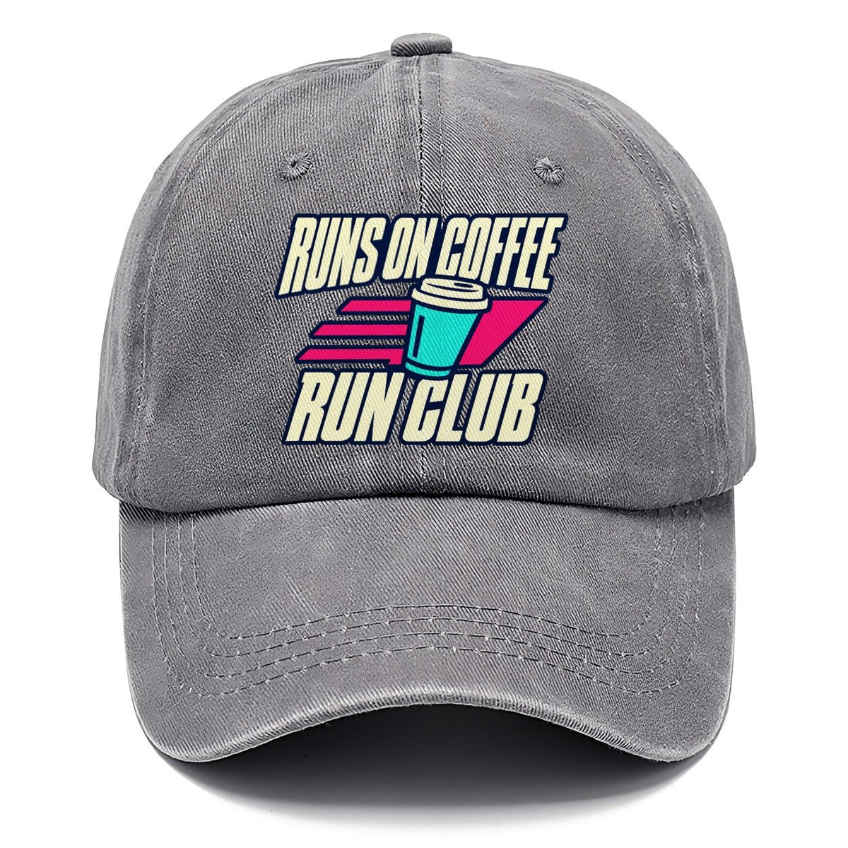 Runs On Coffee Run Club 90S Running Clubs Classic Cap – Urban Haze
