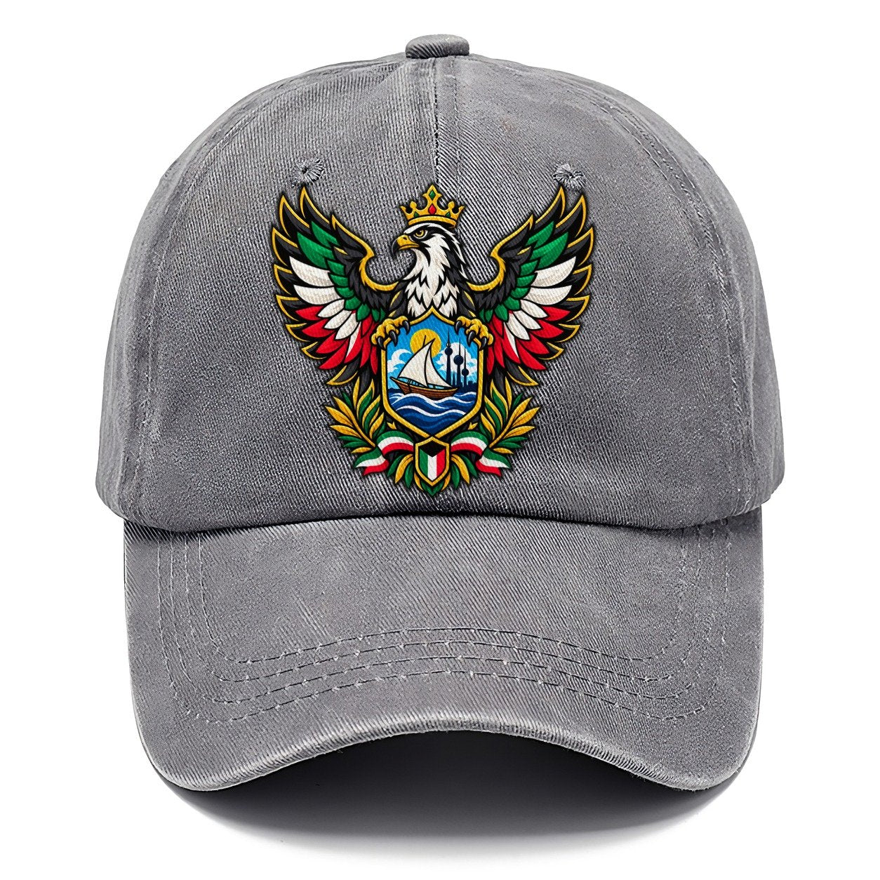Kuwait Heraldic Crest Country Logos Classic Cap – Urban Haze