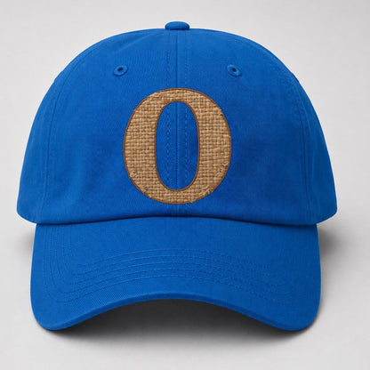 Woven Tweed O Monogram Baseball Cap – Blue